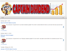 Tablet Screenshot of captaindividend.com